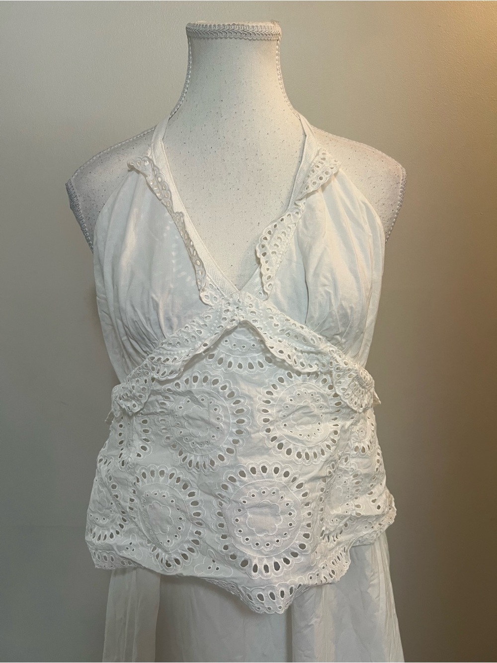 J. Crew White Cotton Dress with Lining - Picture 5 of 6
